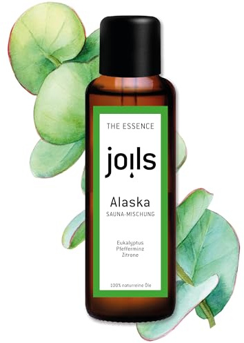 JOILS® Saunaaufguss ALASKA, 100ml, 100% naturreines Öl für Ihre Sauna, ätherisches BIO-Saunaöl vom Familienbetrieb aus dem Schwarzwald