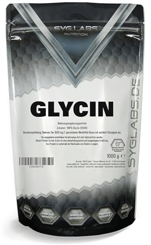 Glycin Pulver 100% rein - 1000g Aminosäure Glycine - 1kg