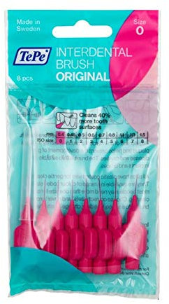 TePe Original Interdental Brushes, Pink (0.4 mm), 24 by TePe