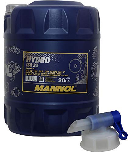 20 Liter MANNOL Hydrauliköl Hydro ISO 32 Hydraulic Fluid inkl. Auslaufhahn