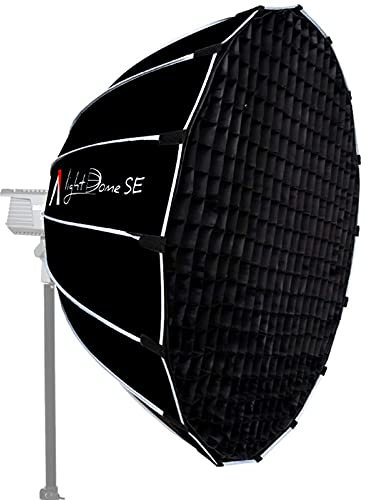 Aputure Light Dome SE - Softbox da 85 cm con borsa per il trasporto, compatibile con Amaran 100D / 200D / X Aputure 120D II 300D II 300X Godox sl60w Bowens, cornice luci video LED