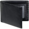 VISOUL Portafoglio Uomo Vera Pelle Portamonete Slim con Protezione RFID, Portafoglio Bifold da Uomo con 8 Porta Carte di Credito, 2 Scomparti Banconote e 2 Finestre ID (Nero)