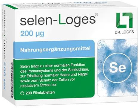 selen-Loges® 200 µg - 200 Filmtabletten - Nahrungsergänzungsmittel mit Selen