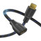 Sonero® rallonge Premium High Speed ​​HDMI 4K, prise HDMI A vers prise HDMI A, contacts plaqués or, double blindage, gaine textile, 0,50m