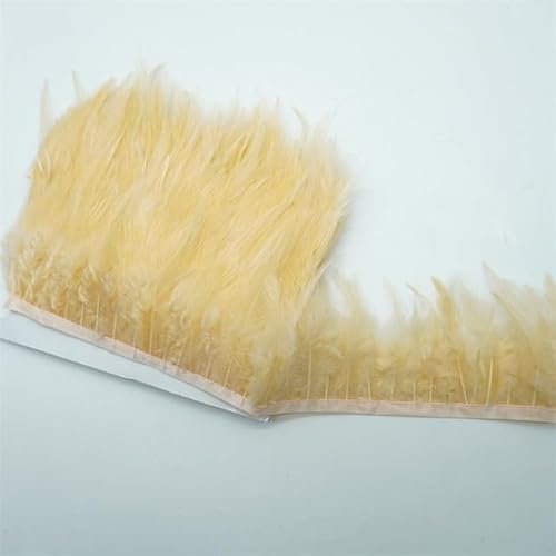 1 Yards Fasan Huhn Federn Trim Zum Nähen In Kleid Kleidung Hochzeit Dekoration Und Tisch Zubehör Diy Handarbeiten Handwerk