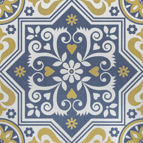 Irisroom PVC Bodenbelag Selbstklebend, Vinylboden Wasserdicht für Wohnzimmer, Schlafzimmer, Küche und Badezimmer, Bodendielen Hellgrau 30x30cm, Dicke 1,0mm, 24Stk