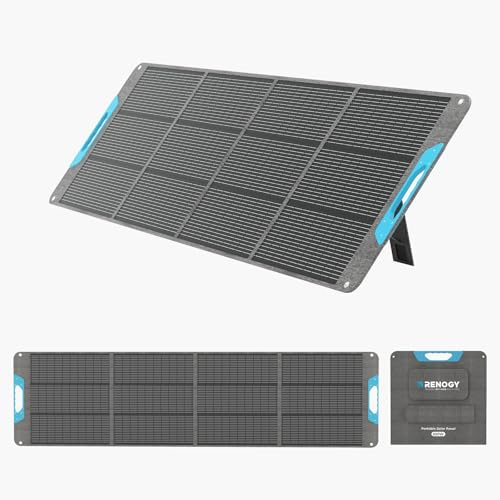 Renogy N-Typ Solarpanel Faltbar 200W, 25% Hoch-Effizienz Tragbares Solarmodul, IP65 6,3kg Faltbares Solarpanel für Powerstation, RV, Camping, Off Grid, Wohnmobil, Outdoor, Neue Upgrade-Version