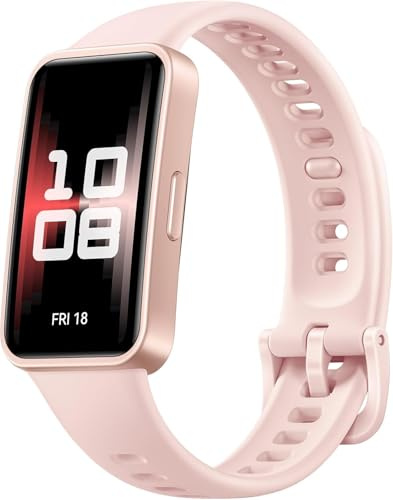 HUAWEI Smartwatch Band 9, comodo da indossare 24/7, monitoraggio della qualità del sonno, fino a due settimane di durata della batteria, compatibile con iOS e Android (rosa)