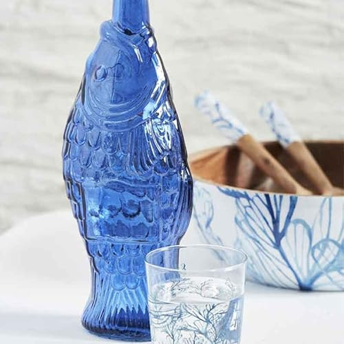 Côté Table BOUTEILLE POISSON BLEU 1.1L-H33