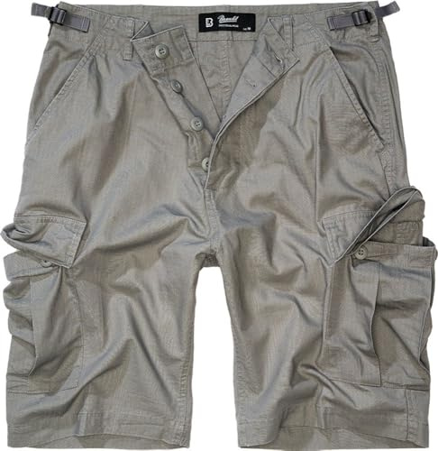 Brandit BDU Ripstop Shorts Pantaloni Cargo da Uomo, Charocal Grey, XXL