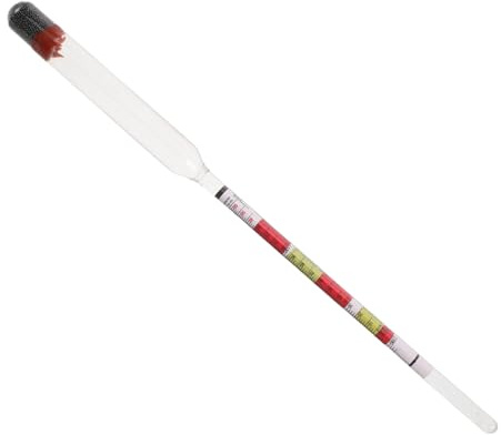 Healeved Densimetro Per Birra a Tripla Scala Idrometro Per Vino Strumento Di Misurazione Densità E Zucchero Per Produzione Birra E Vinificazione Casa E Cucina