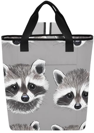 Süßer Waschbär-Rucksack, Kühler, Thermo-Rucksack, 41 cm, für Damen, Camping, Wandern, Picknick