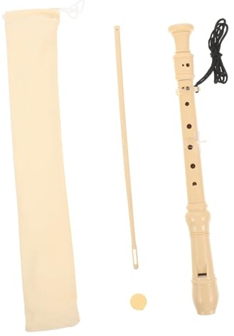 Yardwe Blockflöte für Leichtes und Langlebiges Musikinstrument für Anfänger mit Tragetasche für Musikliebhaber und Einfach zu Reinigen und Transportieren