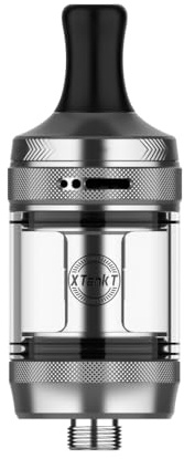 For Vaporesso XTank T Tank 3 ml (Plata) Resistencia GTX Mesh Coil 0,6 Ω/1,2 Ω Llenado superior/Flujo de aire MTL/RDL Vapeo Atomizador Apto para Conexión 510 Mod Mod GTX ONE PRO Kit - No Nicotine
