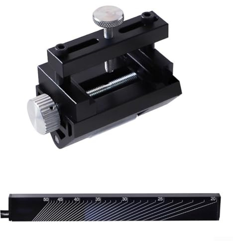 Yuanpgky Angle Guide For Wood Chisels Planer Blades - Adjustable Honing Tool - W/Aluminum Alloy Body 30 Degree Precision Widened Roller - For Oil Water Stones(black)