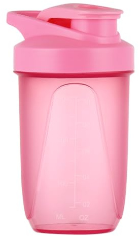 Alaoo Proteinshaker, proteinshakerflaska, fitnessshaker med 1 plastmixboll, BPA-fri och läckagesäker proteinshaker med mätskala för proteinpulver och proteinshakes