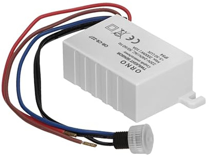 Dämmerungssensor mit externer Sonde – IP54/IP65 – Automatische Lichtsteuerung bis 2300 W (Dämmerungssensor IP54 2000 W)