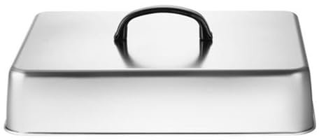 Griddle-Basting-Abdeckhaube | 43,5 X 28,2 X 6,6 cm Edelstahl Koch- Und Dampfdeckel,Grill-Abdeckung | für BBQ, die gewerbliche Flachgrill-Küche sowie Innen- und Außenbereich