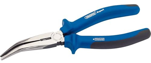 Draper Expert 68889 Bent-Nosed Pliers, Blue, 200 mm