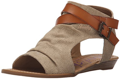 Blowfish Malibu Women's Balla Core Sandal,Desert Sand Rancher Canvas/Dyecut,11