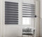 Taiyuhomes Day and Night Zebra Roller Blind Gradient Double Fabric Translucent or Blackout Vision Curtains for Window and Door with Aluminium Cassette (Grey, Width 100cm X Height 150cm)