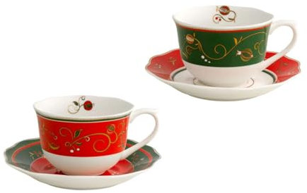 Brandani Tazza The Set 2 pezzi in Porcellana 53273