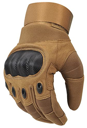 COZOME Motorradhandschuhe Herren, Starke Sommer Atmungsaktive Handschuhe mit Protektoren und Touchscreen für Motorrad, Motocross, Quad, Moped, Roller, Mountainbike
