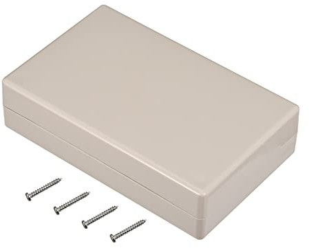 QUARKZMAN 125 x 80 x 32,5mm Elettronico Giunzione Scatola Plastica Sigillato 1 Pezzo Involucro Custodia per Progetto Elettrico, Bianco