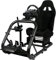 Dardoo Rennsimulator Cockpit with Large Round Tube g29 lenkradständer Rennsitz Adjustable fit for Logitech G25 G27 G29 G920 Thrustmaster, Fanatec without Steering Wheel, Pedal and Shifter