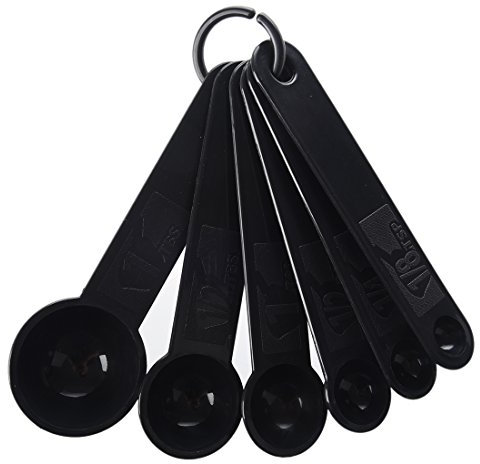 Wlauqueta - Juego de 6 Cucharas Dosificadoras de Plástico (1/8TSP-1TBS)