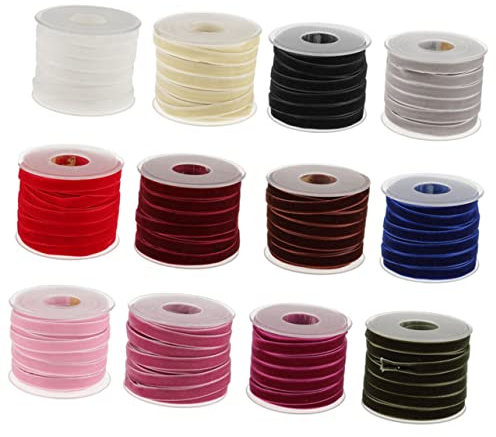 Amosfun Yards Nicht Elastischem Stoffband Beflockungsband Geschenkband Für Kleidungszubehör Diy-plüschbänder Und Heimwerkerbedarf Lila