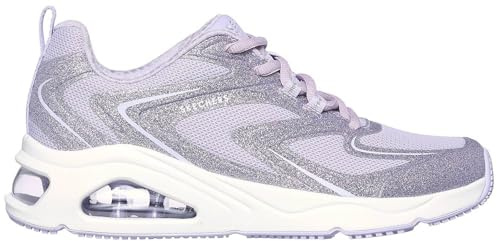 Skechers Baskets Tres-air Uno Glit-Airy pour Femme, Lavande, 36 EU