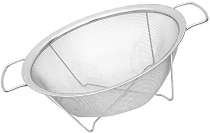 Cesta Asas de Acero Inoxidable Escurridora Dobles Frutas y Verduras