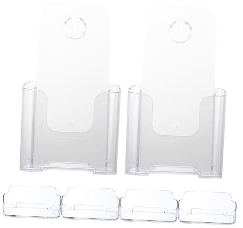 OFFSCH Broschürenständer Geschäftshalter Bücherregal Aktenablageregal Aufbewahrungsbox Für Besuche Transparent Acryl Regal Für Shop Büro