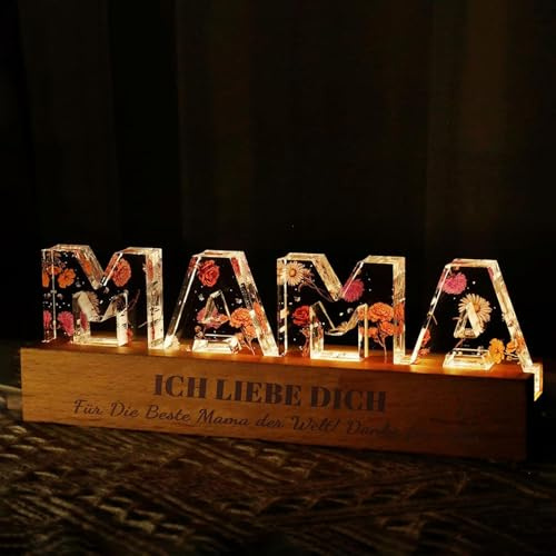 SUOPDH Geschenke für Mama, LED Lampe Nachtlicht Geburtstagsgeschenk für Mama, Mutter Geschenke zum Geburtstag, Weihnachten, Muttertag, Geburtstagsgeschenk Weihnachtsgeschenke für Mutter
