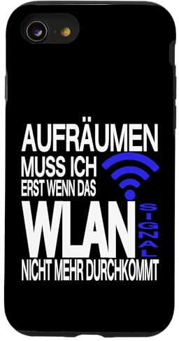 Aufräumen erst wenn Wlan nicht durchkommt Hülle für iPhone SE (2020) / 7 / 8