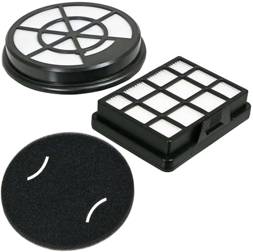 SPARES2GO Secondary Foam HEPA Filter Kit for Bush VCS35B15K0D-70 Cylinder Vacuum Cleaner