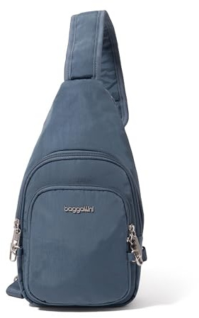 Securtex® Anti-Theft Daytripper Sling - 7x12 Travel Safe Crossbody Bag w/Locking Zippers, Slash-Resistance