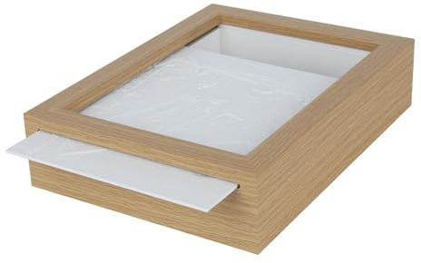 Illuminated Embossed Photo Frame with LED Light Panel Display Case Picture Frame Photo Interchangeable Panel LED Art Display