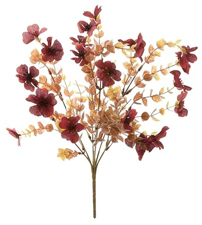 Bouquet de fleurs séchées artificielles réalistes pour jardin, porche, jardin, mariage, fête, balcon, couloir, photographie