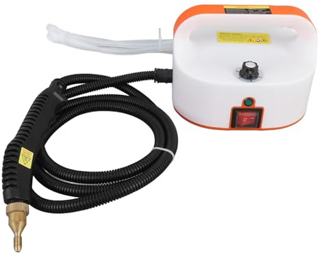 Walmeck Pulitore a Vapore Portatile Pulitore a Vapore Pressurizzato Ad Alta Temperatura Portatile per Uso Domestico e Professionale (Spina europea 220 V)
