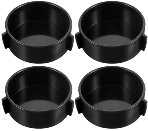 HINTRMENT Set 4 Pezzi Ciotole Ceramiche per Rettili per Cibo e Acqua, Sicure e Facili da Spostare, per Alimentazione di Lucertole in Terrario