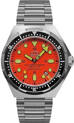 UMF RUHLA NVA Kampfschwimmer „Prototyp“ 2026 - Limited Edition - Taucheruhr - Ø 42 mm - NH35A Automatikwerk - Saphirglas – Keramiklünette - Made in Germany