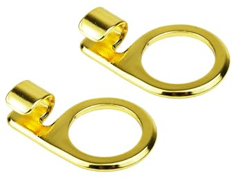 Guyker Basskopf-Saitenhalter, E-Bassgitarre, Saitenführung, Saiten Bäume, Ersatzteil, 2 Stück, SR10 Gold