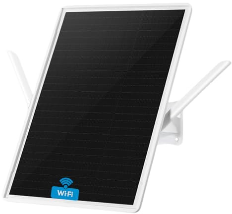 NIUNIUEV® Repeteur WiFi Solaire Batterie Exterieur sans Fil, Puissant Amplificateur WiFi Couvre100-mètres, Outdoor répéteur WiFi Extender 2.4Ghz 300Mbps, Idéal pour Les Grands Espaces éloignés (17in)