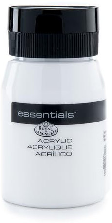 Royal & Langnickel RAA-5121 Essentials 500ml Acrylic Paint - Titanium White