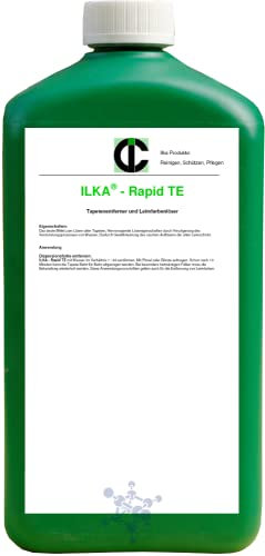 ILKA® - Rapid TE Dissolvant de papier peint détrempe | 1 litre | seulement 10 minutes de temps d'exposition - dissout rapidement et en toute sécurité le papier peint et les vieilles salissures | concentré
