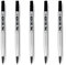 Hochwertiger Quink-Rollerball-Stift füllt Feinspitze 0.5 mm nach - Kompatibel mit Parker (5 x SCHWARZE TINTE)
