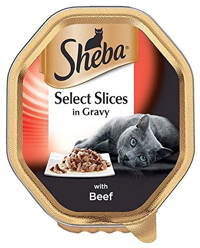 Sheba S?lectionner des Tranches Plateau De Boeuf en Sauce 85G (Lot de 2)