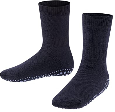 FALKE Toffelsocka Catspads K Hp bomull ull grepp på sula 1 par, Blå Darkmarine 6170, 27-30